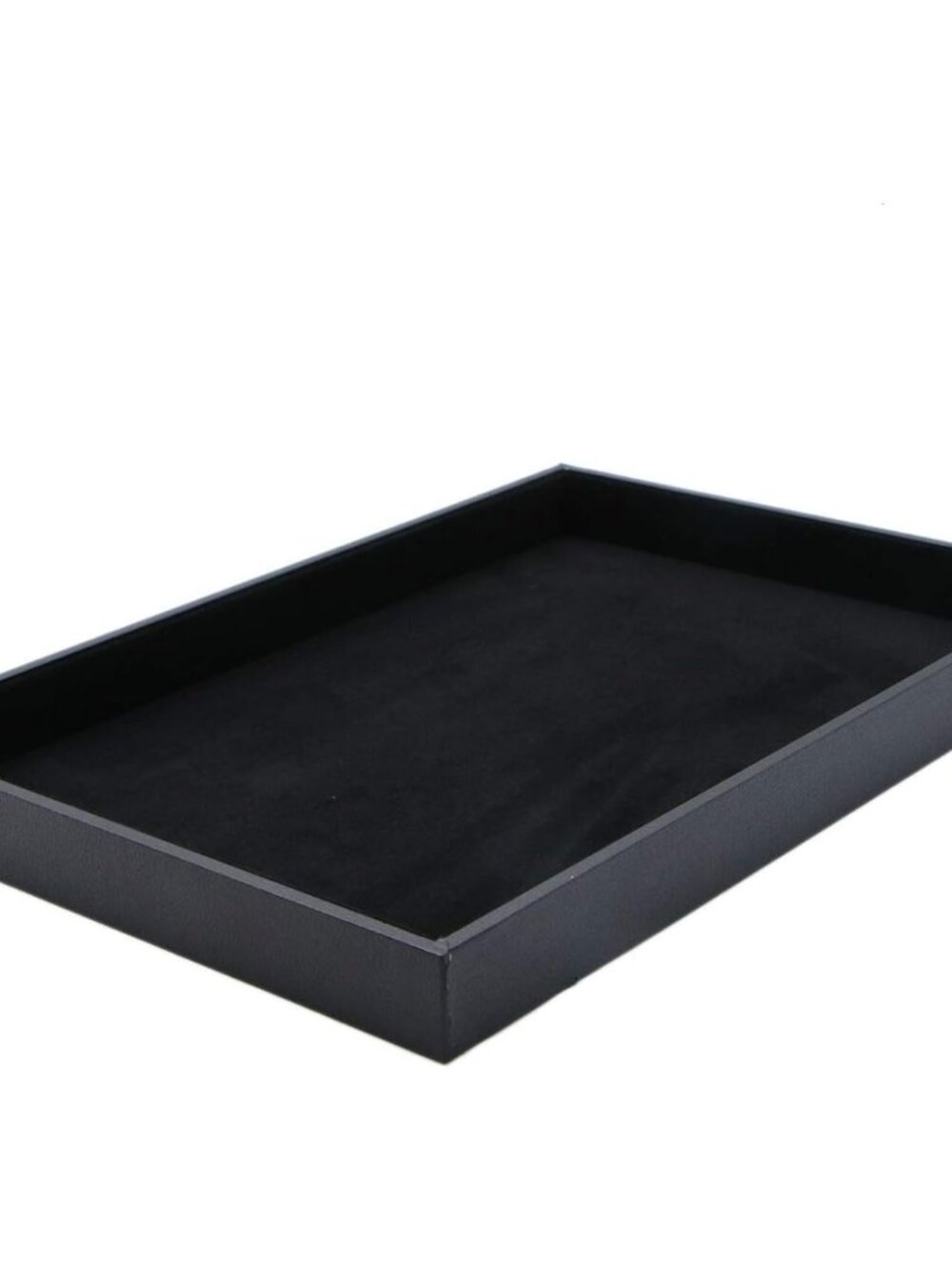Velvet Jewelry Tray for Drawers Black Jewelrys Display Tray Stackable Jewelry Or